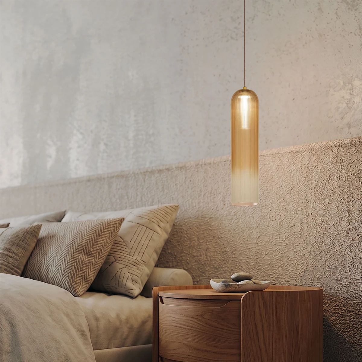 Pakabinamas LED šviestuvas 7W 2700K/3000K/4000K – šampano spalvos