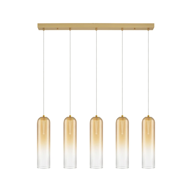 Linijinis pakabinamas LED šviestuvas 25W 2700K/3000K/4000K – šampano spalvos