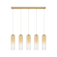 Linijinis pakabinamas LED šviestuvas 25W 2700K/3000K/4000K – šampano spalvos - Nuotrauka 2