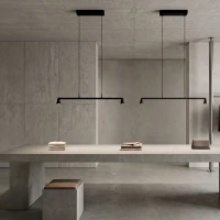 Pakabinamas LED šviestuvas 17W 2700K/3000K – matinis juodas - Nuotrauka 1