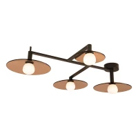 LED ceiling light 26W 2700K/3000K – tawny brown - Image 2