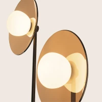 Sieninis LED šviestuvas 12W 2700K/3000K – gelsvai rudas - Nuotrauka 3