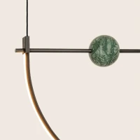 LED pendant light 32W 2700K/3000K – matt black - Image 4
