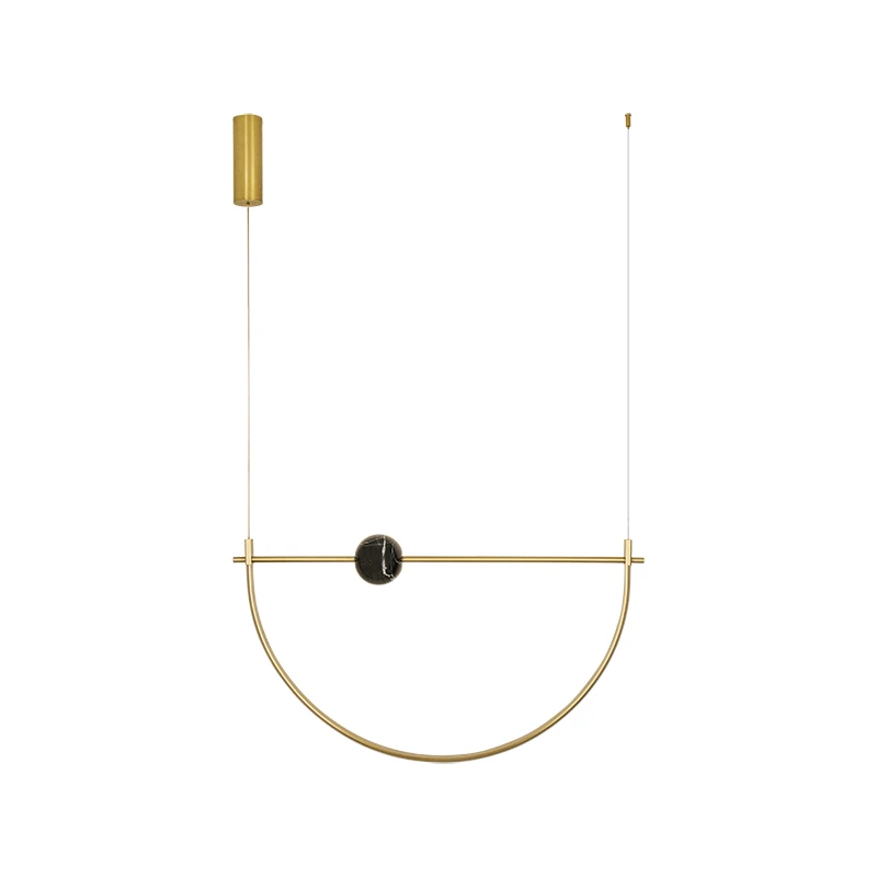 LED pendant light 32W 2700K/3000K – brushed brass