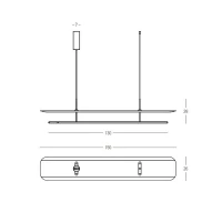 LED pendant light 47W 2700K/3000K – matt black - Image 5