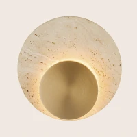 LED wall light 8W 2700K/3000K – brushed gold - Image 4