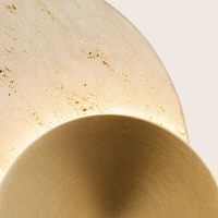 LED wall light 8W 2700K/3000K – brushed gold - Image 5