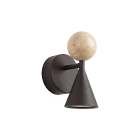 LED wall light 8W 2700K/3000K – matt black - Image 2