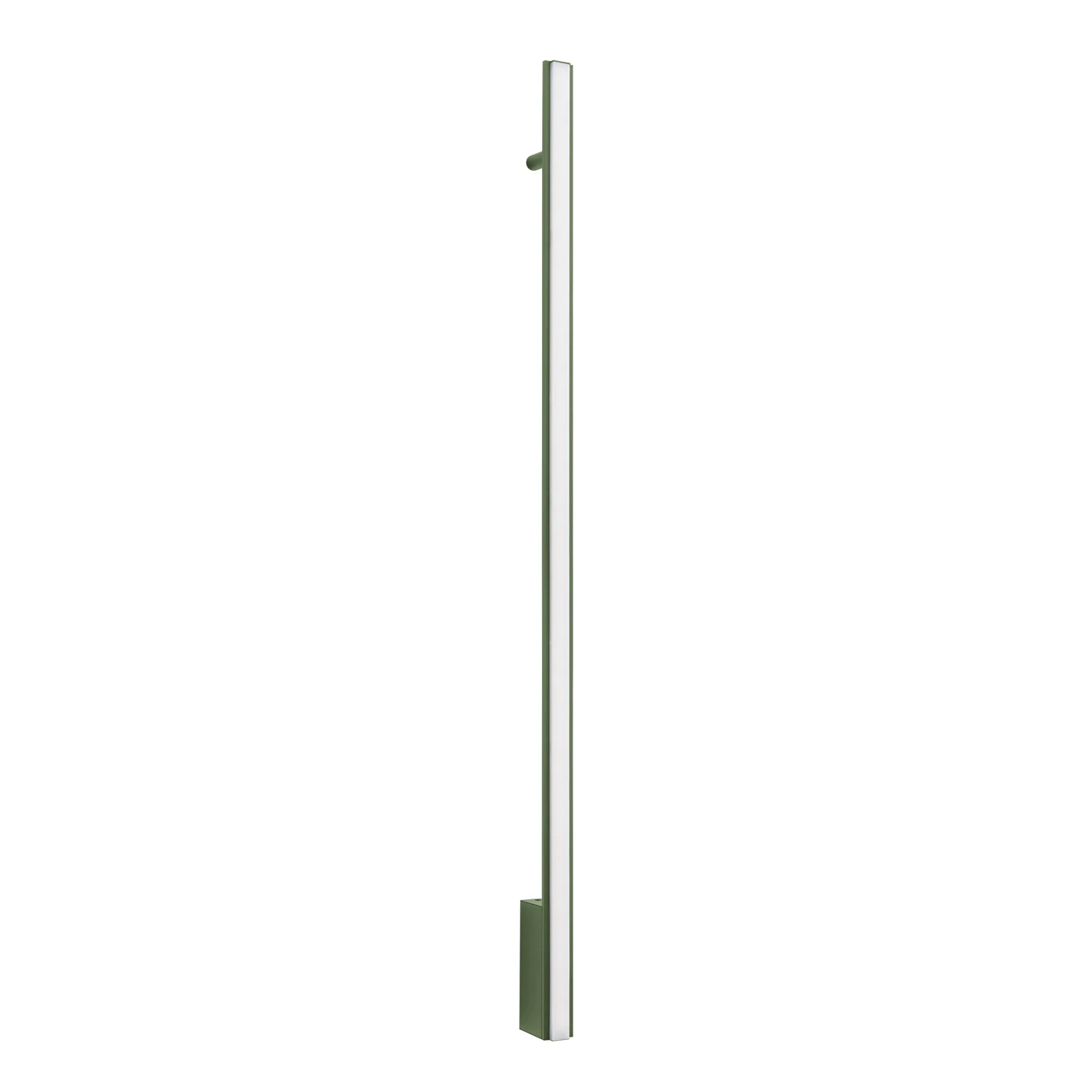 Wall light 120 cm – linear, olive green, warm LED