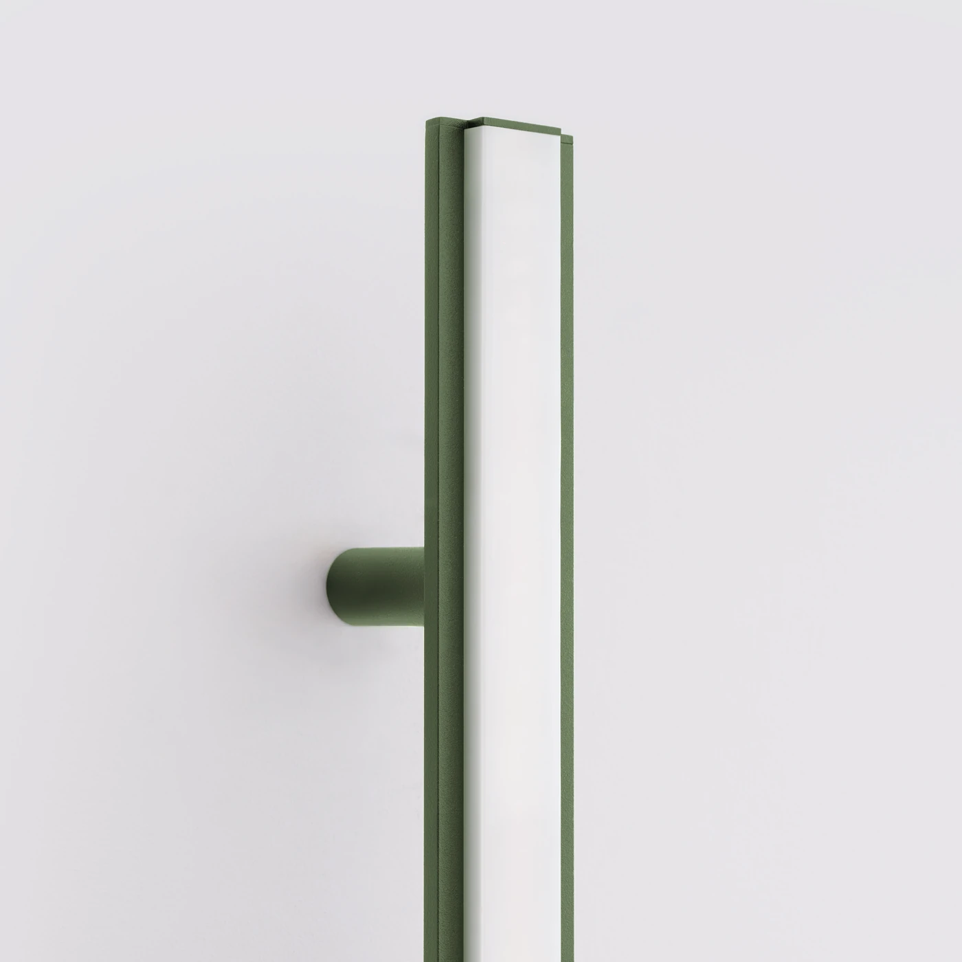 Wall light 120 cm – linear, olive green, warm LED
