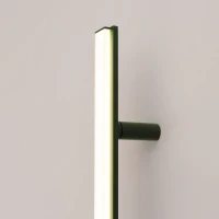 Wall light 120 cm – linear, olive green, warm LED - Image 7