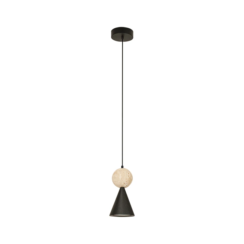 Pakabinamas LED šviestuvas 8W 2700K/3000K – matinis juodas