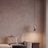 Pakabinamas LED šviestuvas 8W 2700K/3000K – matinis juodas