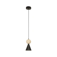 Pakabinamas LED šviestuvas 8W 2700K/3000K – matinis juodas - Nuotrauka 2