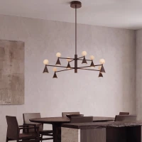 Pakabinamas LED šviestuvas 59W 2700K/3000K – matinis juodas