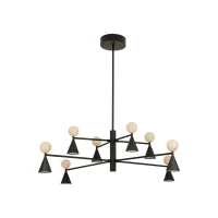Pakabinamas LED šviestuvas 59W 2700K/3000K – matinis juodas - Nuotrauka 2