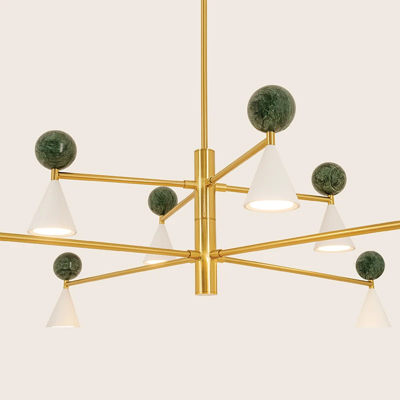 Pakabinamas LED šviestuvas 59W 2700K/3000K – matinis baltas