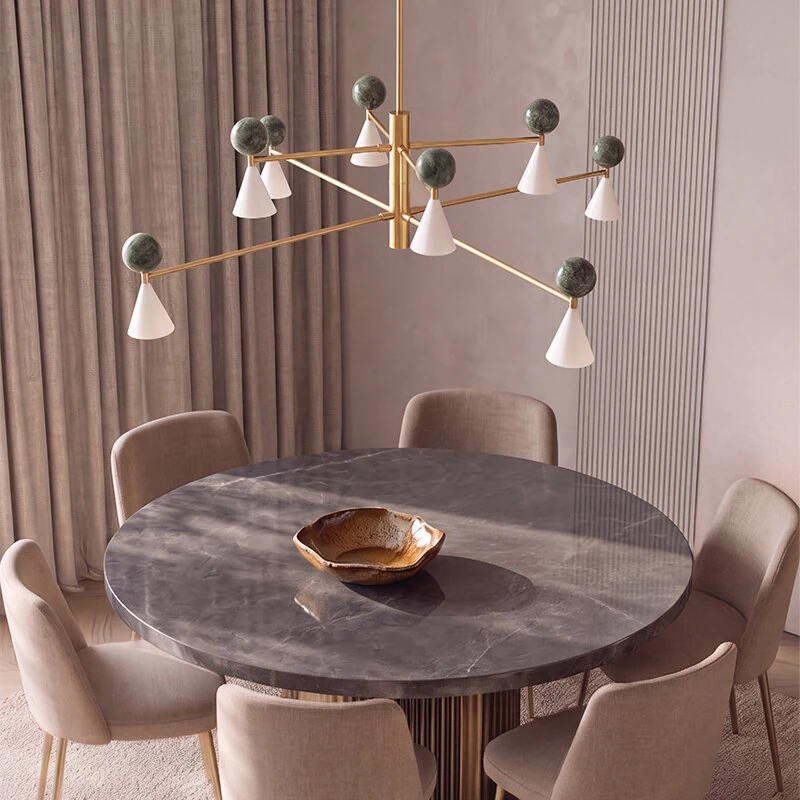 Pakabinamas LED šviestuvas 59W 2700K/3000K – matinis baltas