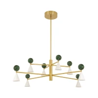 Pakabinamas LED šviestuvas 59W 2700K/3000K – matinis baltas - Nuotrauka 2