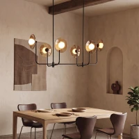 Pakabinamas LED šviestuvas 38W 2700K/3000K – gelsvai rudas - Nuotrauka 1