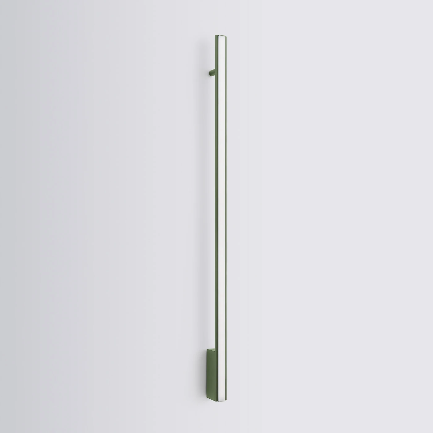 Wall lamp 118.5 cm – linear, olive green, CRI98 LED