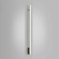 Wall lamp 118.5 cm – linear, olive green, CRI98 LED - Image 1