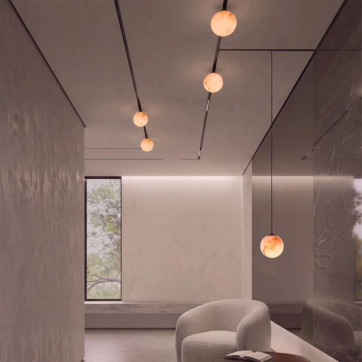 Magnetinės sistemos LED šviestuvas 5W 2700K – matinis juodas, DALI valdymas