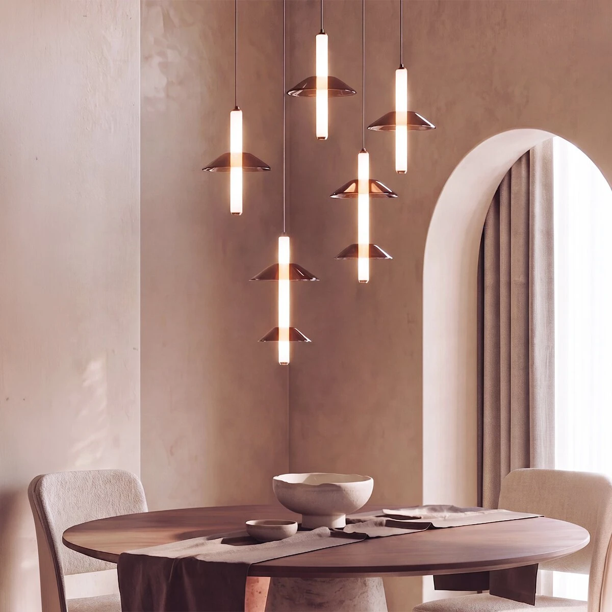 Pakabinamas LED šviestuvas 20W 2700K/3000K – juodas