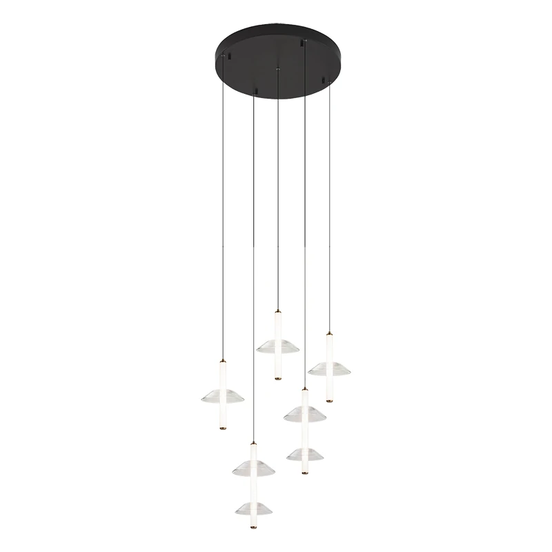 Pakabinamas LED šviestuvas 20W 2700K/3000K – juodas