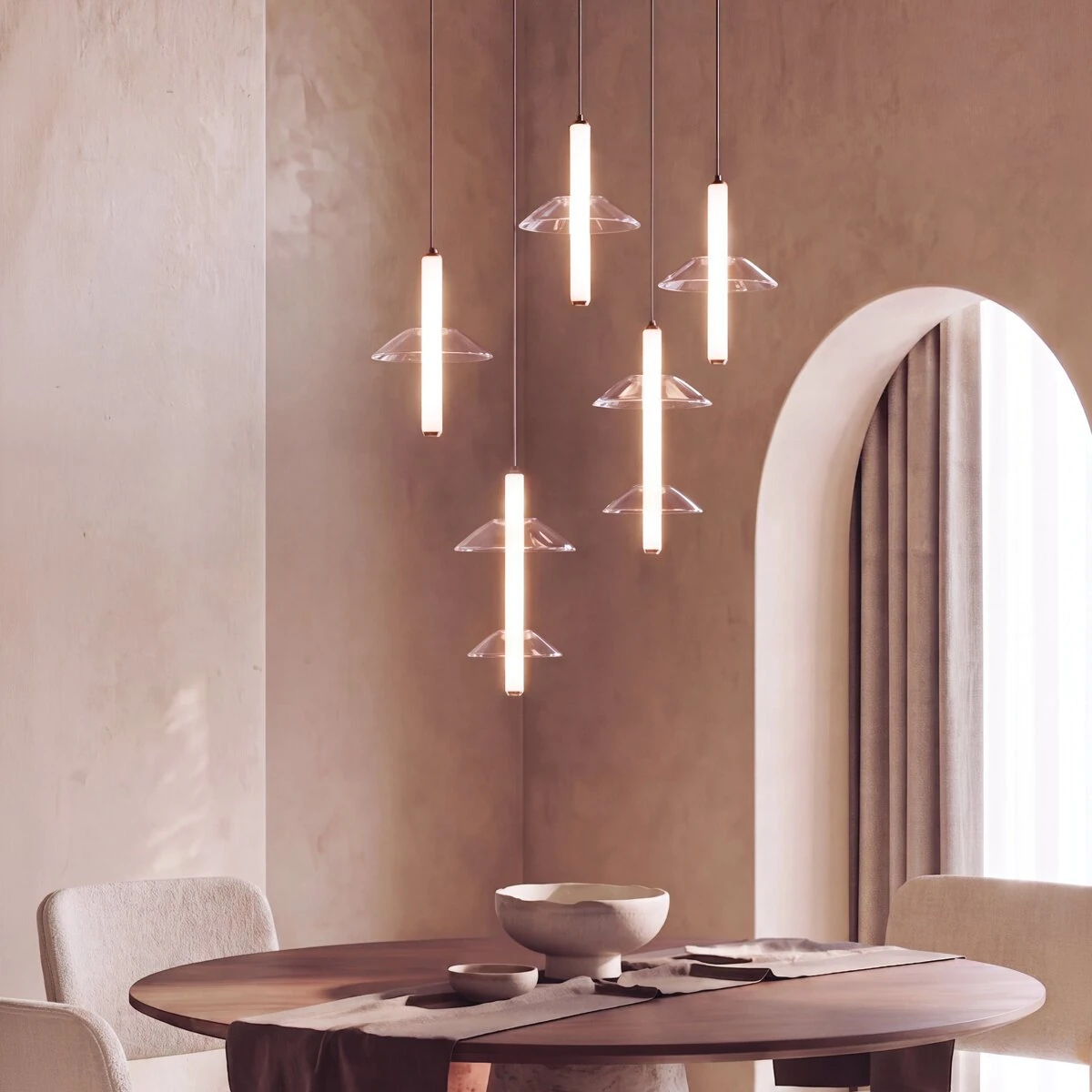 Pakabinamas LED šviestuvas 20W 2700K/3000K – juodas