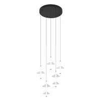 Pakabinamas LED šviestuvas 20W 2700K/3000K – juodas - Nuotrauka 2