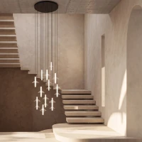 Pakabinamas LED šviestuvas 47W 2700K/3000K – juodas - Nuotrauka 1