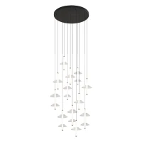 Pakabinamas LED šviestuvas 47W 2700K/3000K – juodas - Nuotrauka 2