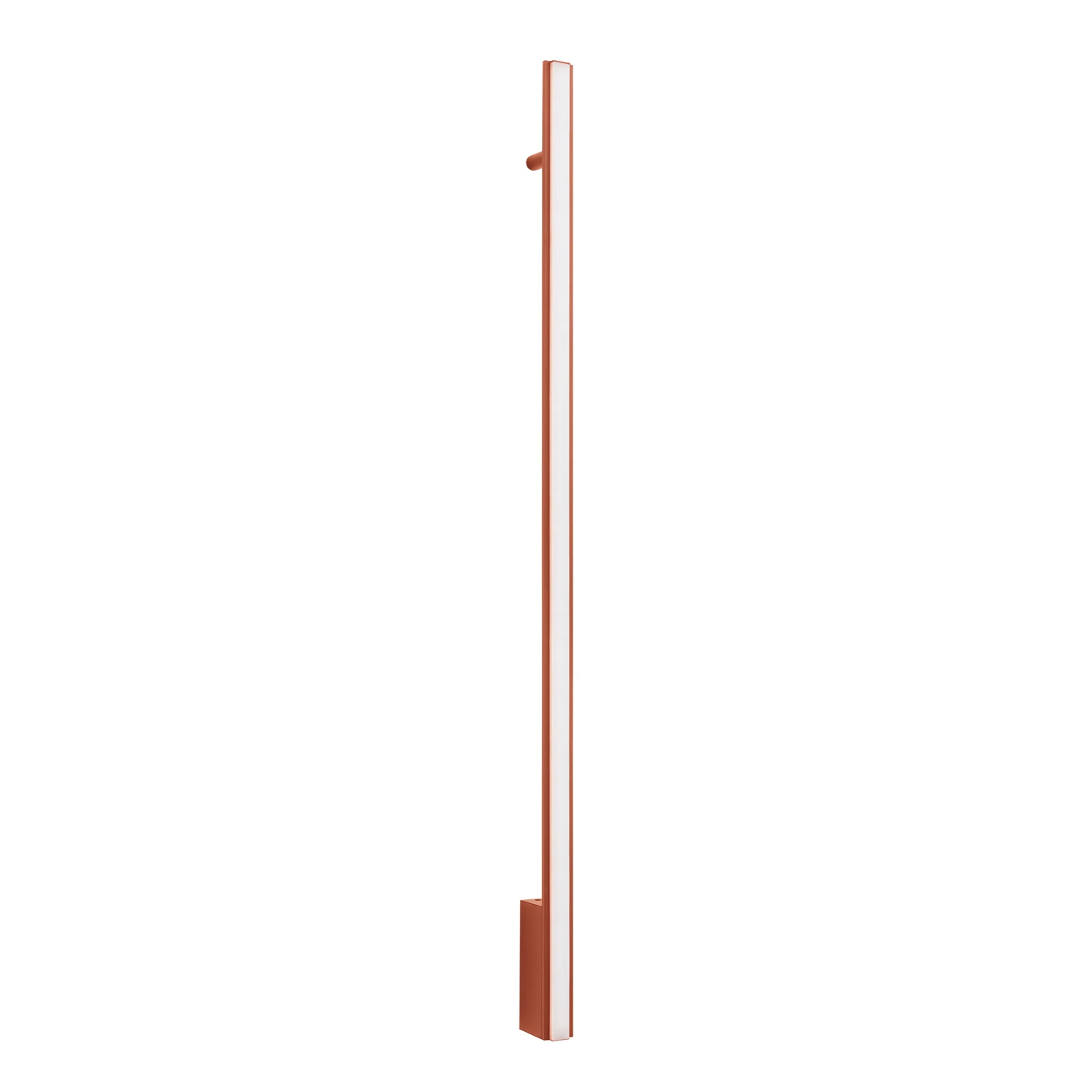 Wall lamp 120 cm – linear, red ochre, LED 15W