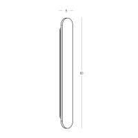 Sieninis LED šviestuvas 20W 3000K – matinis baltas - Nuotrauka 4
