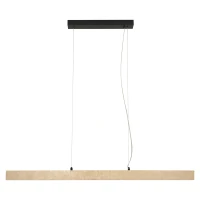 Linijinis pakabinamas LED šviestuvas 32W 3000K – matinis juodas - Nuotrauka 2