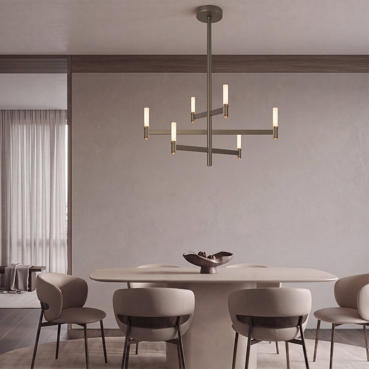 Pakabinamas LED šviestuvas 40W 2700K/3000K – baltas