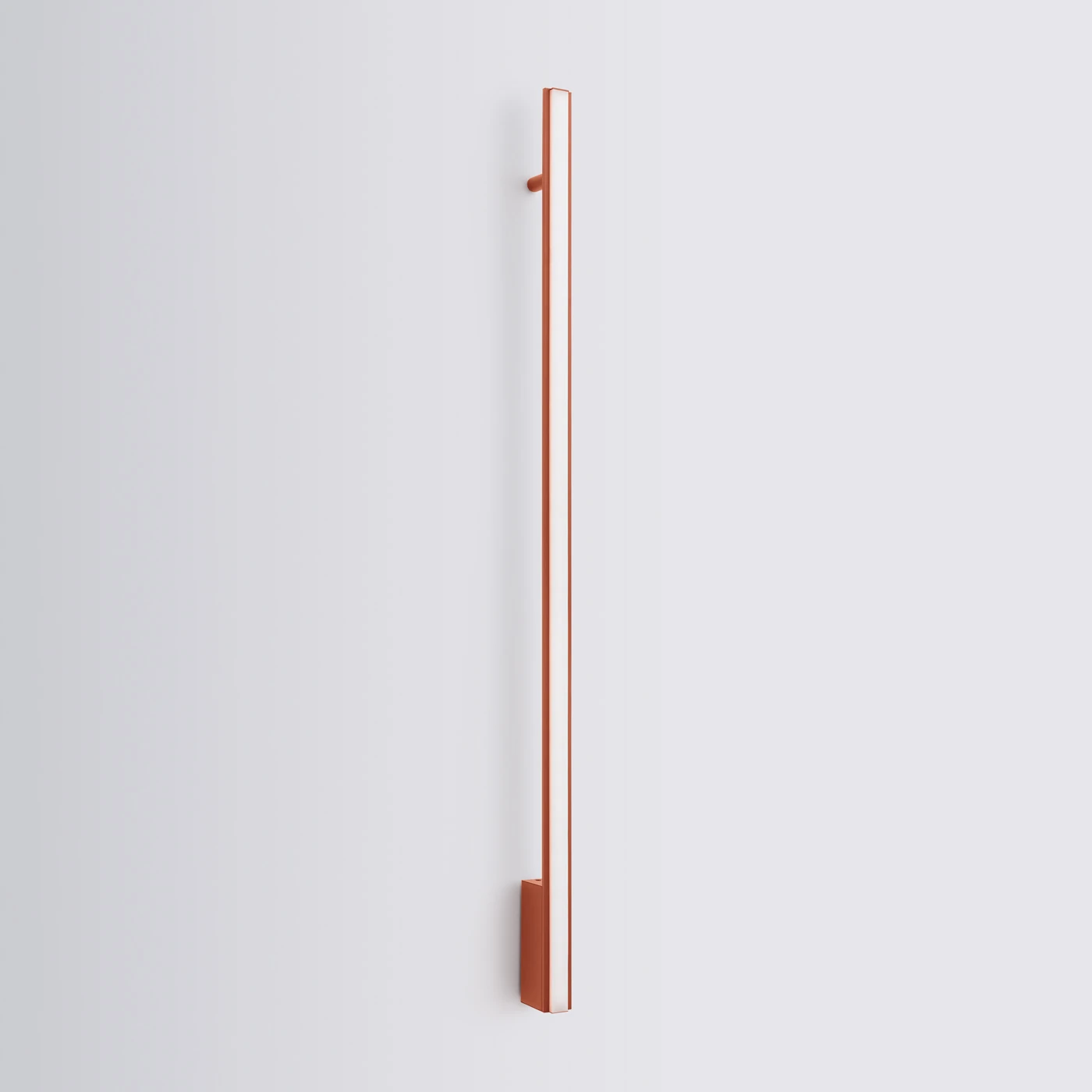 Sieninis šviestuvas 120 cm – linijinis, raudona, LED CRI98