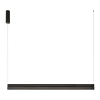 Linear LED pendant light 40W 2700K/3000K – matt black - Image 1