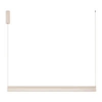 Linear LED pendant light 40W 2700K/3000K – beige - Image 1