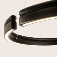 Pakabinamas LED šviestuvas 90W 2700K/3000K – matinis juodas - Nuotrauka 4