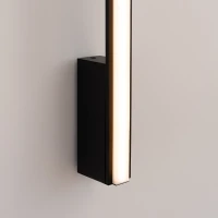 Wall lamp 151 cm – linear, black, warm LED light - Image 4