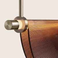 LED pendant light 13W 2700K/3000K – brushed brass - Image 2