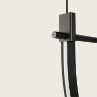 LED pendant light 16W 2700K/3000K – matt black - Image 3