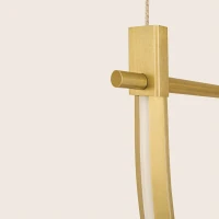 LED pendant light 16W 2700K/3000K – brushed brass - Image 3
