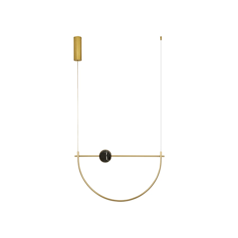 LED pendant light 16W 2700K/3000K – brushed brass