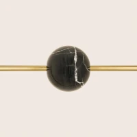 LED pendant light 16W 2700K/3000K – brushed brass - Image 2