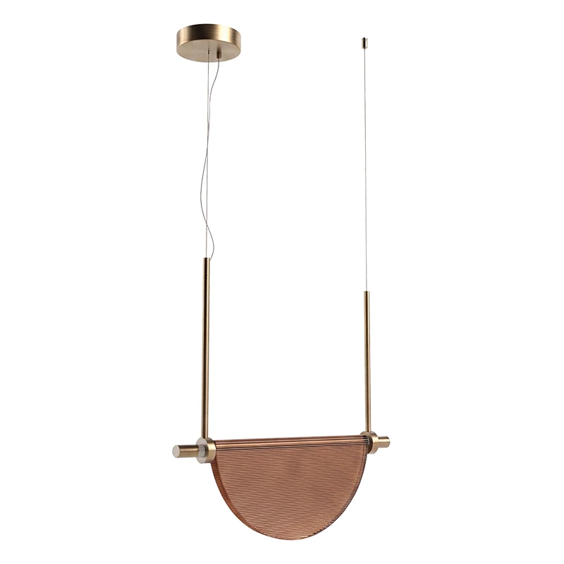Pakabinamas LED šviestuvas 9W 2700K/3000K – šlifuoto žalvario spalvos