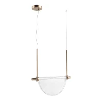 LED pendant light 9W 2700K/3000K – brushed brass - Image 1