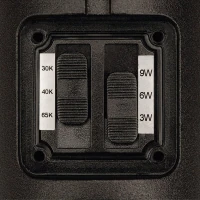 Lauko kryptinis LED šviestuvas 3W/6W/9W 3000K/4000K/6500K IP65 – matinis juodas - Nuotrauka 3